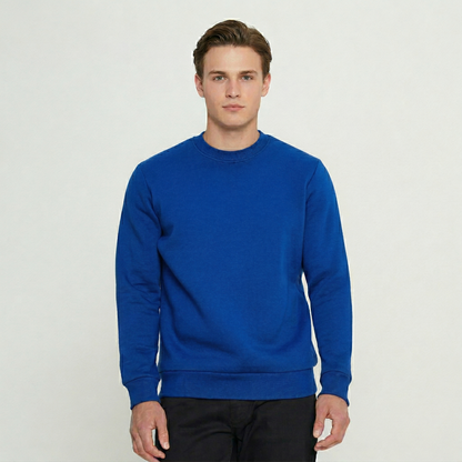 Giyteks Premium Sıfır Yaka Sweatshirt | 3 İplik Kalın Kumaş