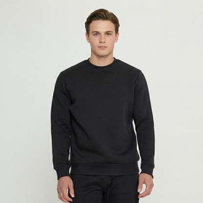 Giyteks Premium Sıfır Yaka Sweatshirt | 3 İplik Kalın Kumaş